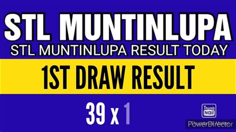 stl muntinlupa result today 2024|STL MUNTINLUPA RESULT TODAY 1ST DRAW AUGUST 27, .